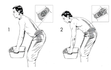 Avoiding back injuries - how to lift and bend properly