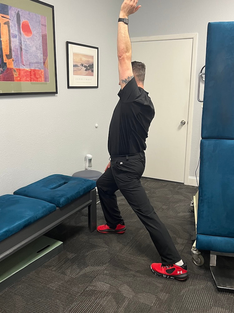 Chiropractor recommended Hip Flexor/Psoas Stretch Standing